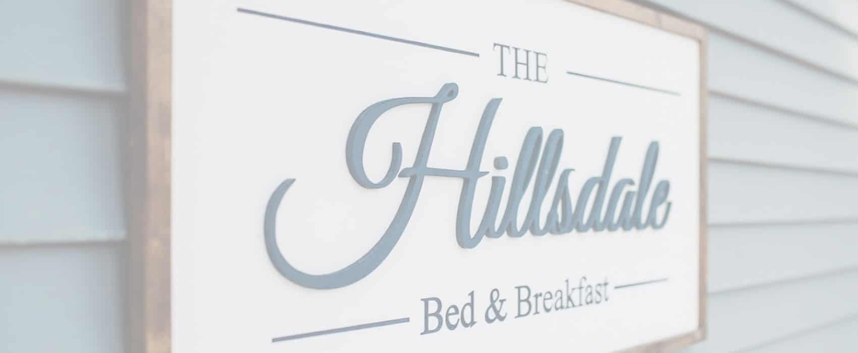 Hillsdale sign